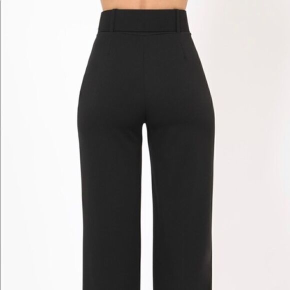 Black Dress Pants with Belt - Picture 7 of 14